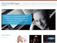 Tablet Screenshot of nicholasmcgegan.com